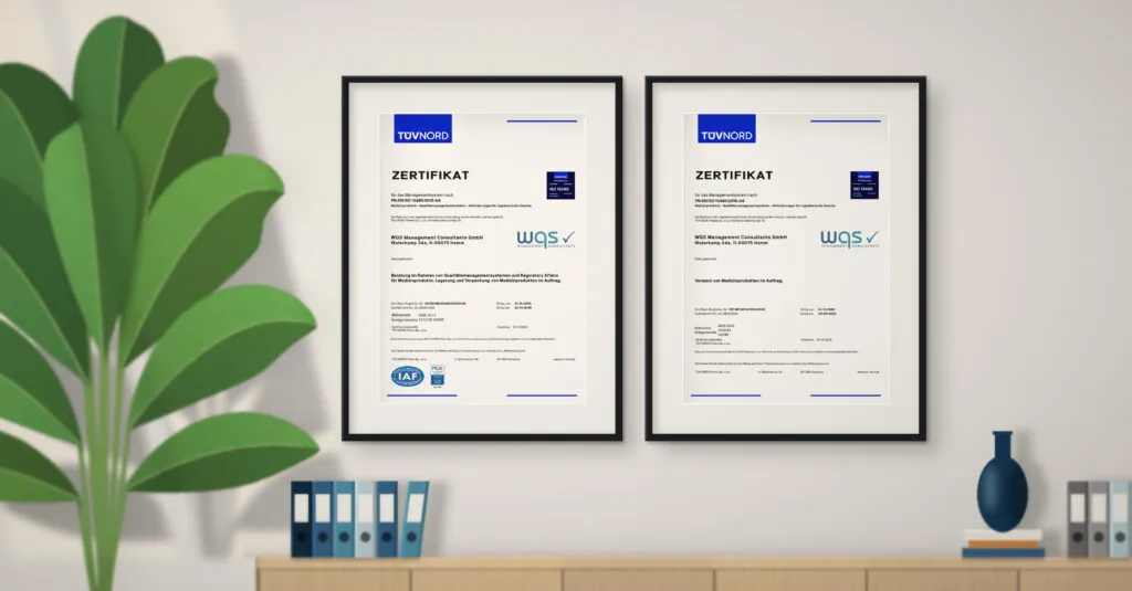 Rezertifizierung, ISO 13485 Beratung, Lagerung und Verpackung & Versand